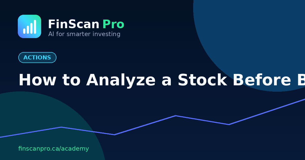 How to Analyze a Stock Before Buying